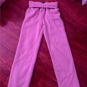 Pink sweats